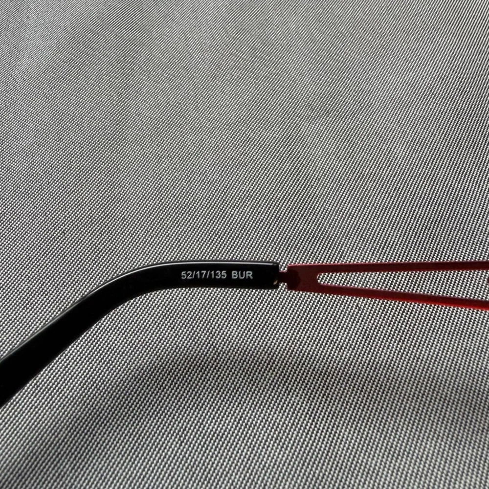 Valerie Spencer Eyeglass Frames Women 52-17-135 Burgundy Red Floral VS9218 Metal